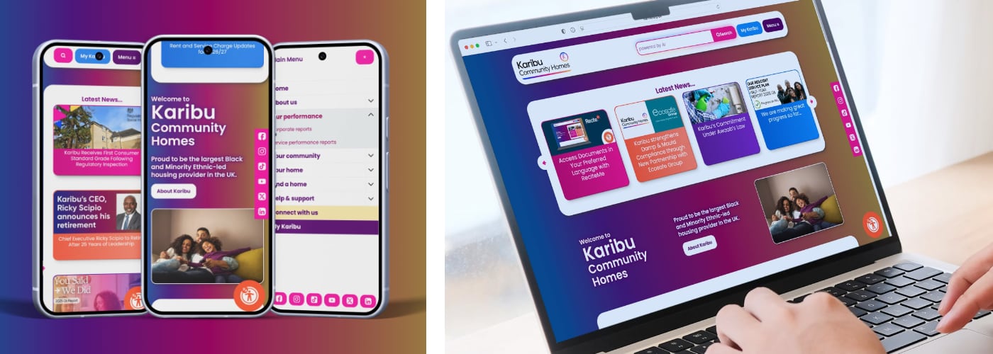 Karibu Community Homes Branding and website development for Karibu Community Homes.