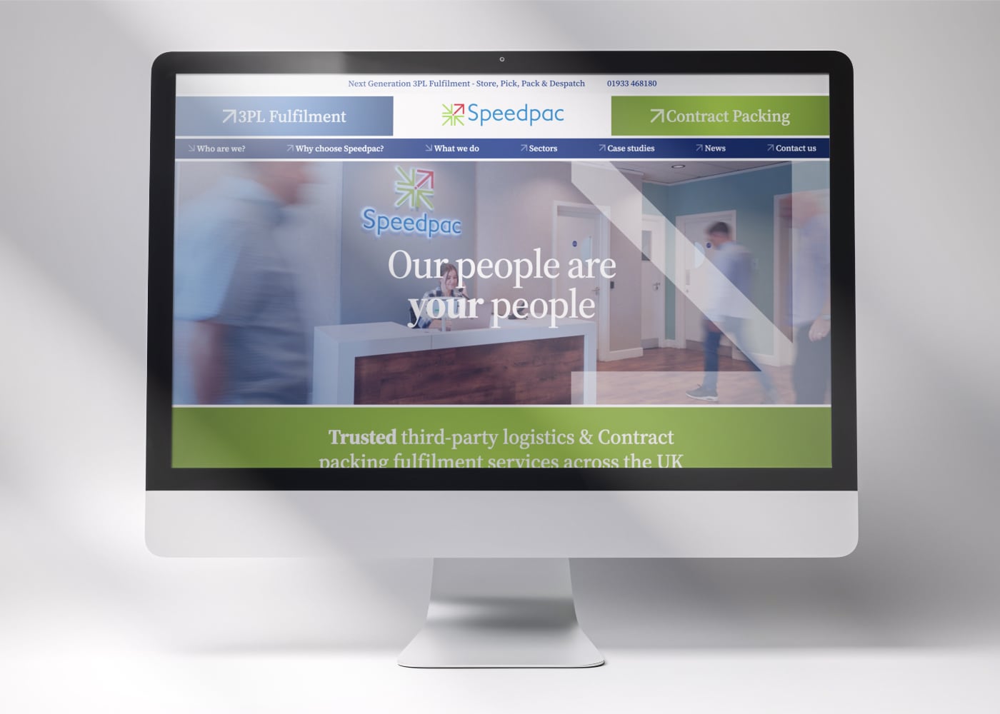 Speedpac Ltd Branding and website development for nationwide logistics firm specialising in 3PL Fulfilment and Contract Packing.